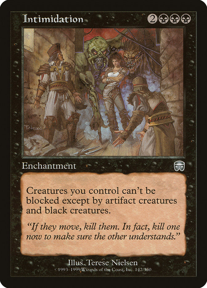 Intimidation [Mercadian Masques] | Game Master's Emporium (The New GME)