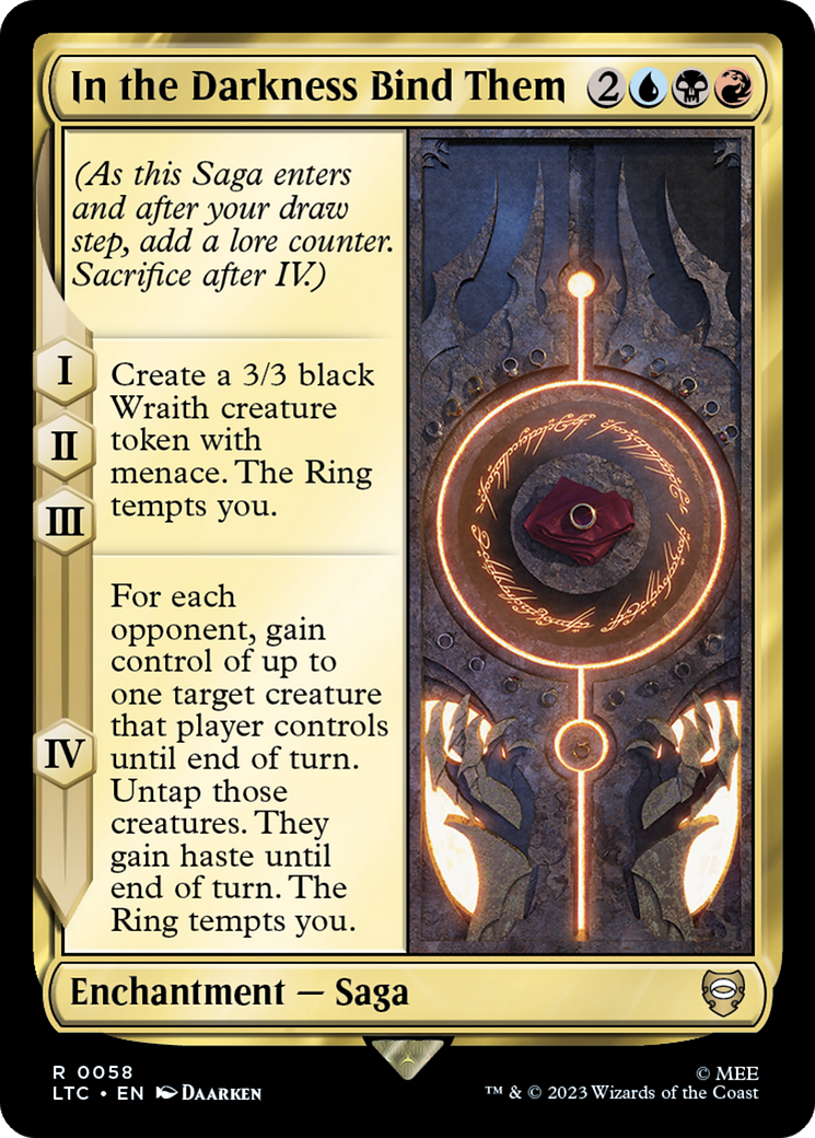 In the Darkness Bind Them [The Lord of the Rings: Tales of Middle-Earth Commander] | Game Master's Emporium (The New GME)