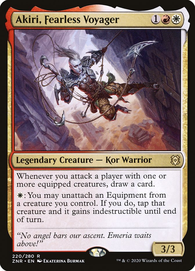 Akiri, Fearless Voyager [Zendikar Rising] | Game Master's Emporium (The New GME)
