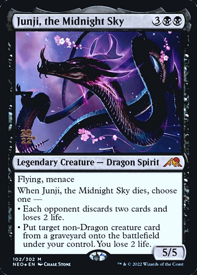 Junji, the Midnight Sky [Kamigawa: Neon Dynasty Prerelease Promos] | Game Master's Emporium (The New GME)