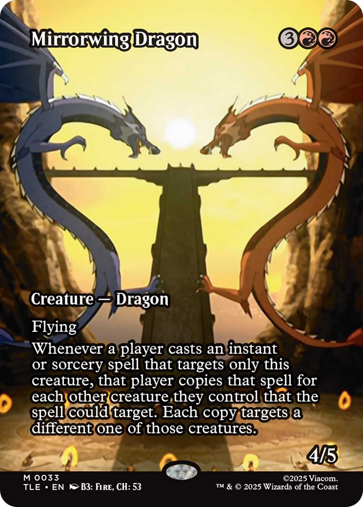 Mirrorwing Dragon (Borderless) [Avatar: The Last Airbender: Eternal-Legal] | Game Master's Emporium (The New GME)