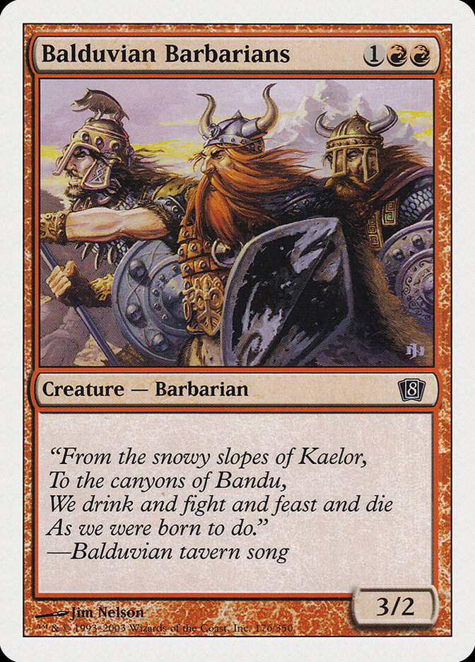 Balduvian Barbarians [Eighth Edition] | Game Master's Emporium (The New GME)