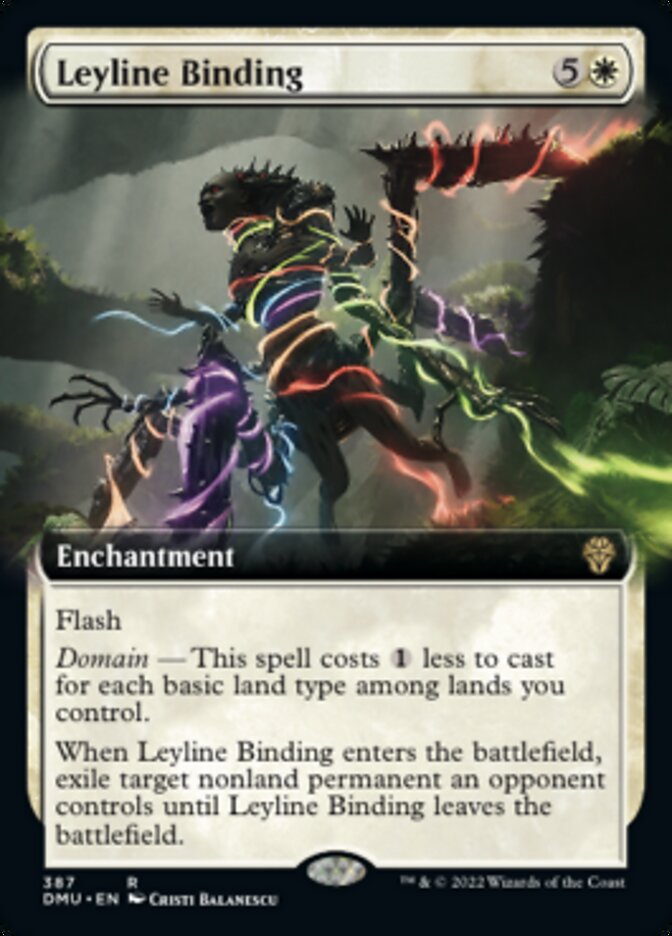 Leyline Binding (Extended Art) [Dominaria United] | Game Master's Emporium (The New GME)