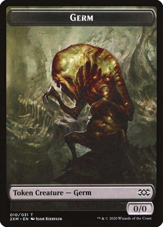 Cat // Germ Double-Sided Token [Double Masters Tokens] | Game Master's Emporium (The New GME)