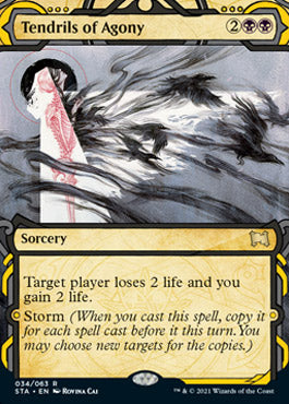 Tendrils of Agony (Foil Etched) [Strixhaven: Mystical Archive] | Game Master's Emporium (The New GME)