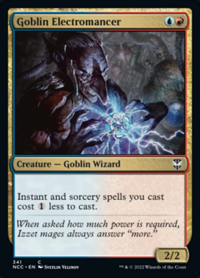Goblin Electromancer [Streets of New Capenna Commander] | Game Master's Emporium (The New GME)