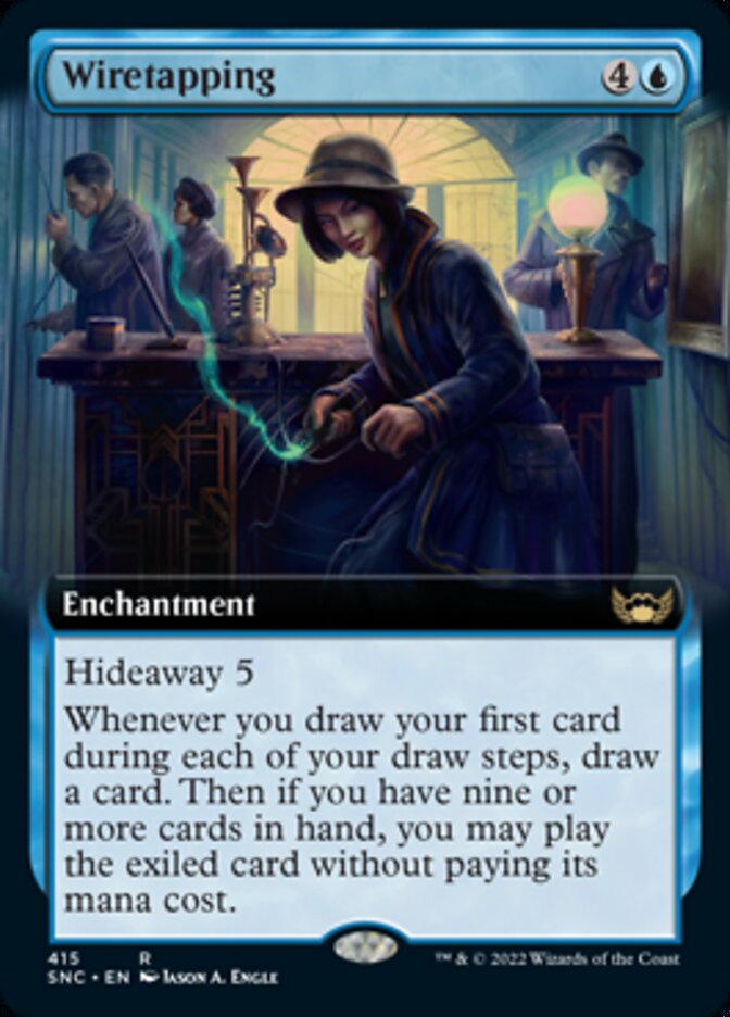 Wiretapping (Extended Art) [Streets of New Capenna] | Game Master's Emporium (The New GME)