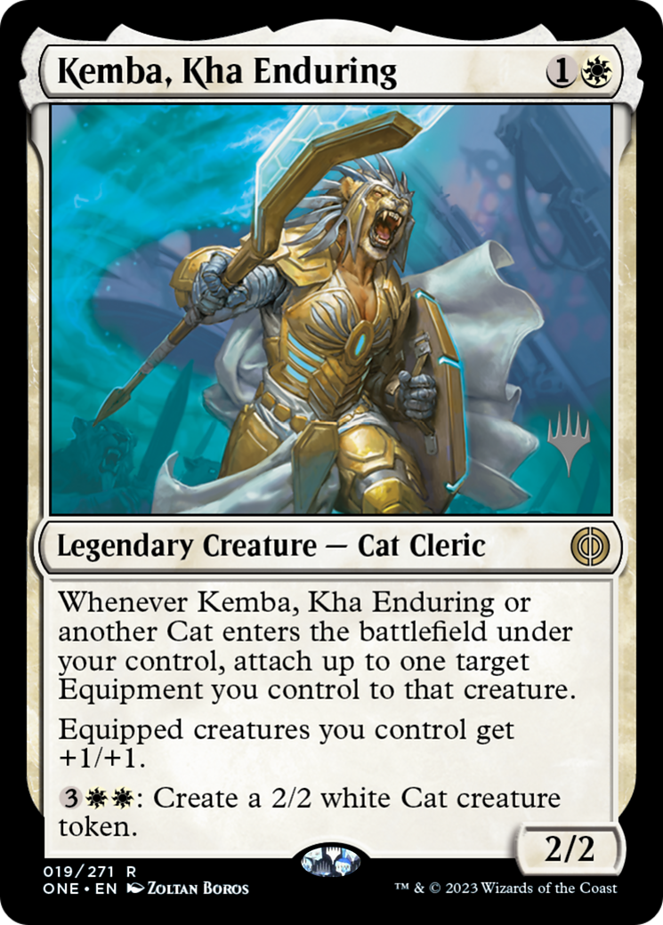 Kemba, Kha Enduring (Promo Pack) [Phyrexia: All Will Be One Promos] | Game Master's Emporium (The New GME)
