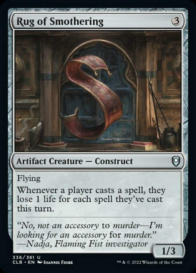 Rug of Smothering [Commander Legends: Battle for Baldur's Gate] | Game Master's Emporium (The New GME)