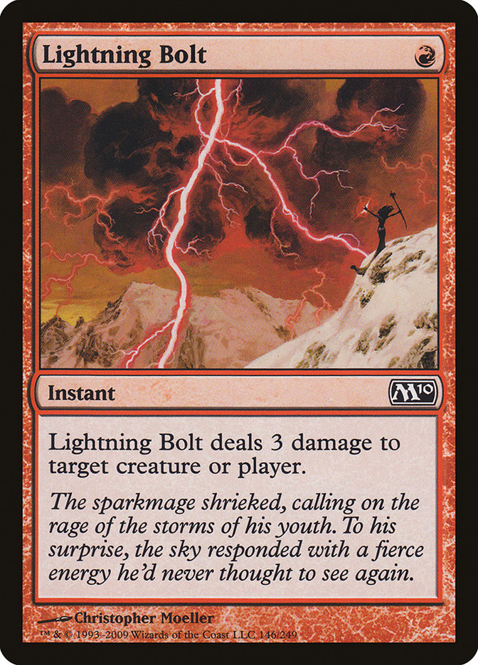 Lightning Bolt [Magic 2010] | Game Master's Emporium (The New GME)