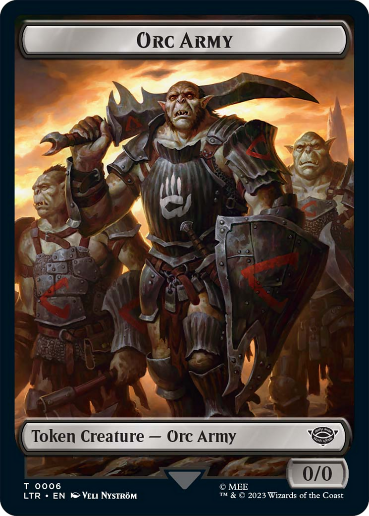Food (11) // Orc Army (06) Double-Sided Token [The Lord of the Rings: Tales of Middle-Earth Tokens] | Game Master's Emporium (The New GME)