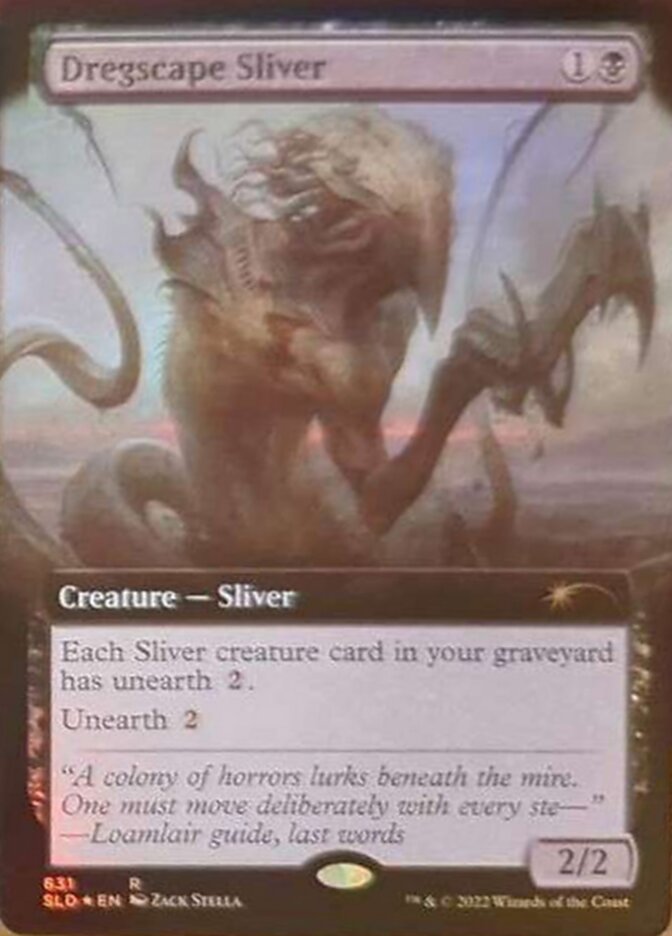 Dregscape Sliver (Extended Art) [Secret Lair Drop Promos] | Game Master's Emporium (The New GME)