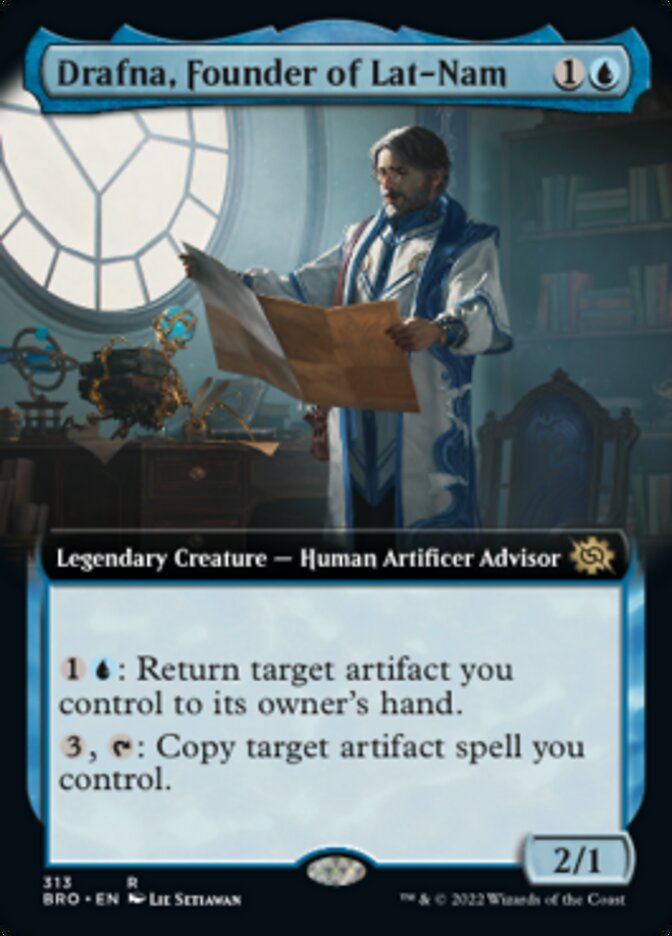 Drafna, Founder of Lat-Nam (Extended Art) [The Brothers' War] | Game Master's Emporium (The New GME)
