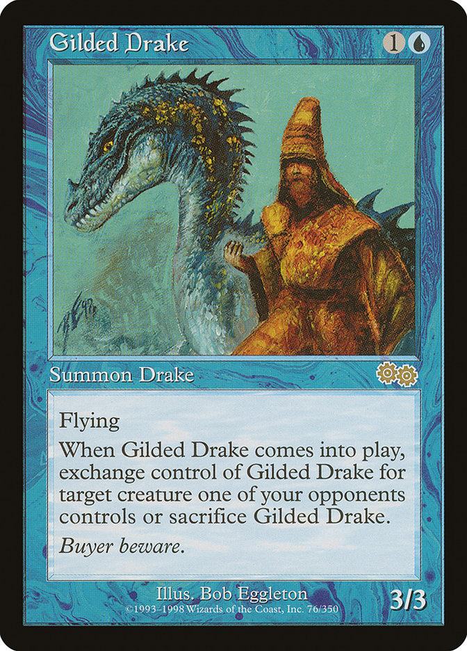 Gilded Drake [Urza's Saga] | Game Master's Emporium (The New GME)