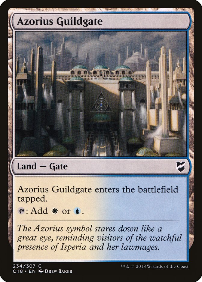 Azorius Guildgate [Commander 2018] | Game Master's Emporium (The New GME)