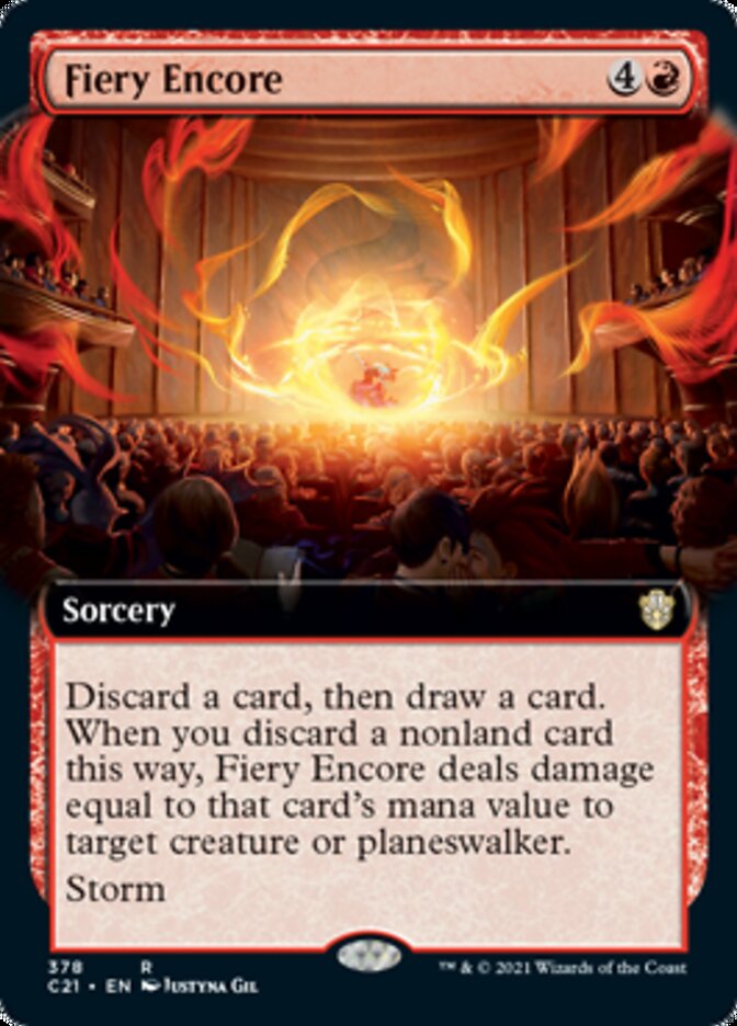 Fiery Encore (Extended Art) [Commander 2021] | Game Master's Emporium (The New GME)