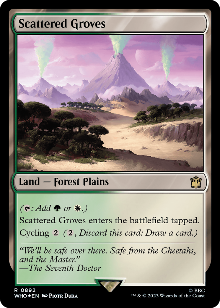 Scattered Groves (Surge Foil) [Doctor Who] | Game Master's Emporium (The New GME)