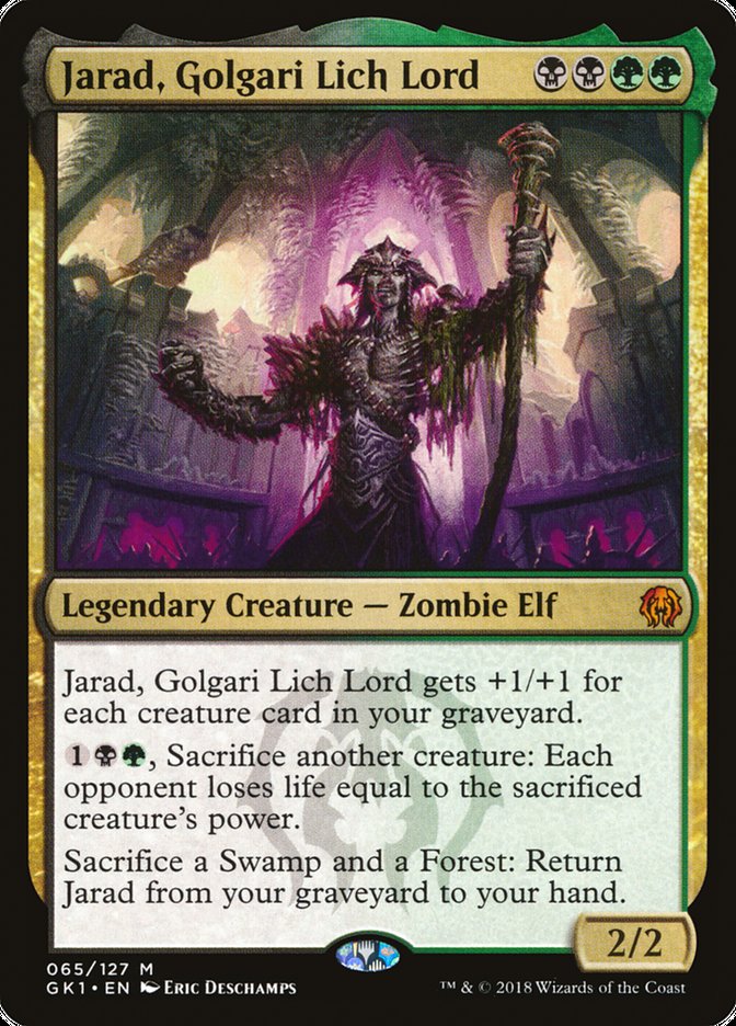 Jarad, Golgari Lich Lord [Guilds of Ravnica Guild Kit] | Game Master's Emporium (The New GME)