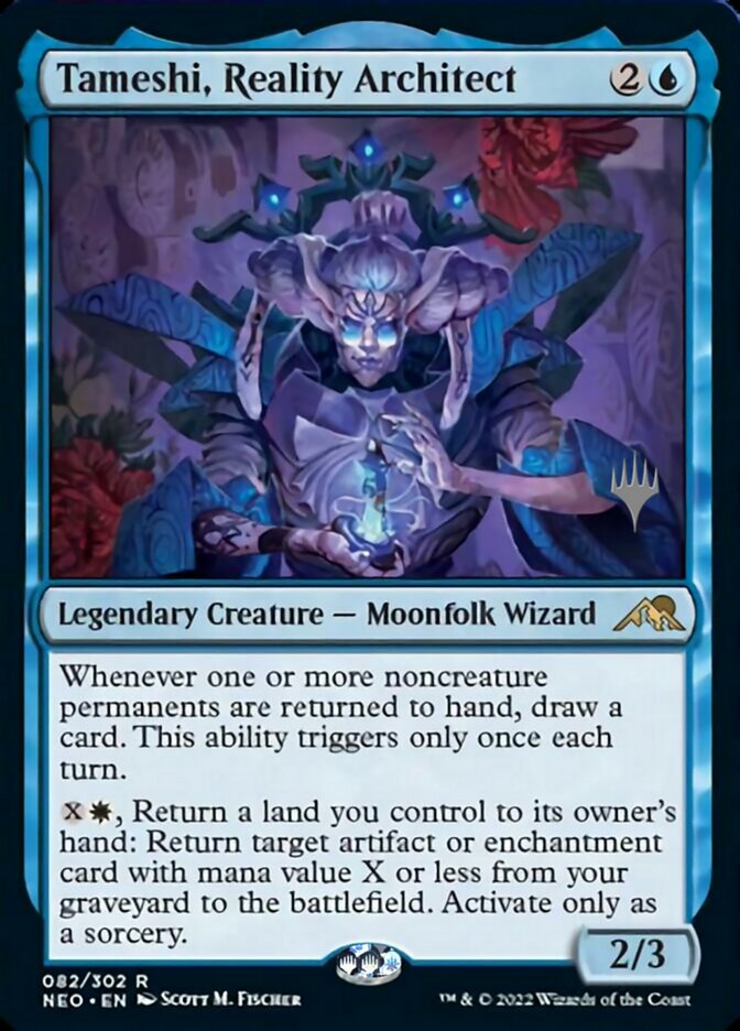 Tameshi, Reality Architect (Promo Pack) [Kamigawa: Neon Dynasty Promos] | Game Master's Emporium (The New GME)
