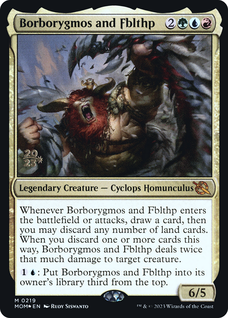 Borborygmos and Fblthp [March of the Machine Prerelease Promos] | Game Master's Emporium (The New GME)