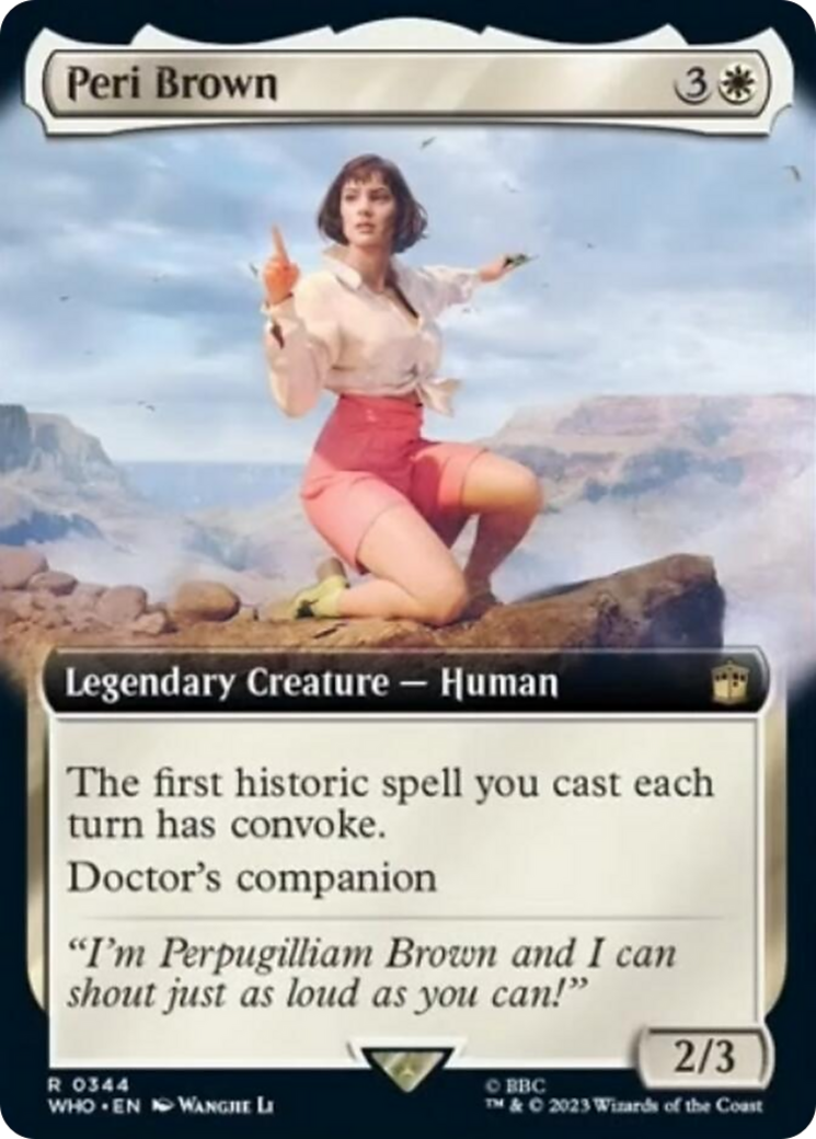 Peri Brown (Extended Art) [Doctor Who] | Game Master's Emporium (The New GME)