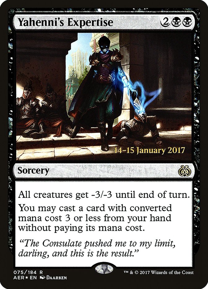 Yahenni's Expertise [Aether Revolt Prerelease Promos] | Game Master's Emporium (The New GME)