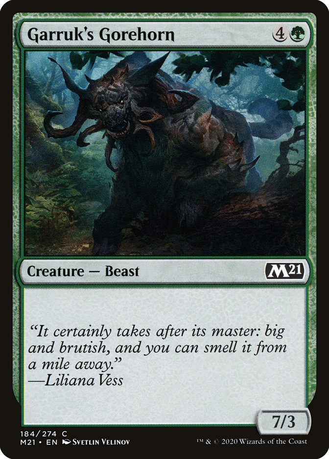 Garruk's Gorehorn [Core Set 2021] | Game Master's Emporium (The New GME)