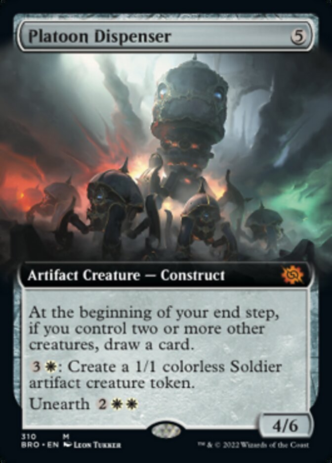 Platoon Dispenser (Extended Art) [The Brothers' War] | Game Master's Emporium (The New GME)