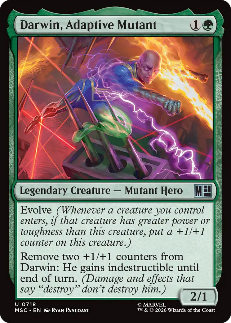 Darwin, Adaptive Mutant [Marvel Super Heroes Commander] | Game Master's Emporium (The New GME)