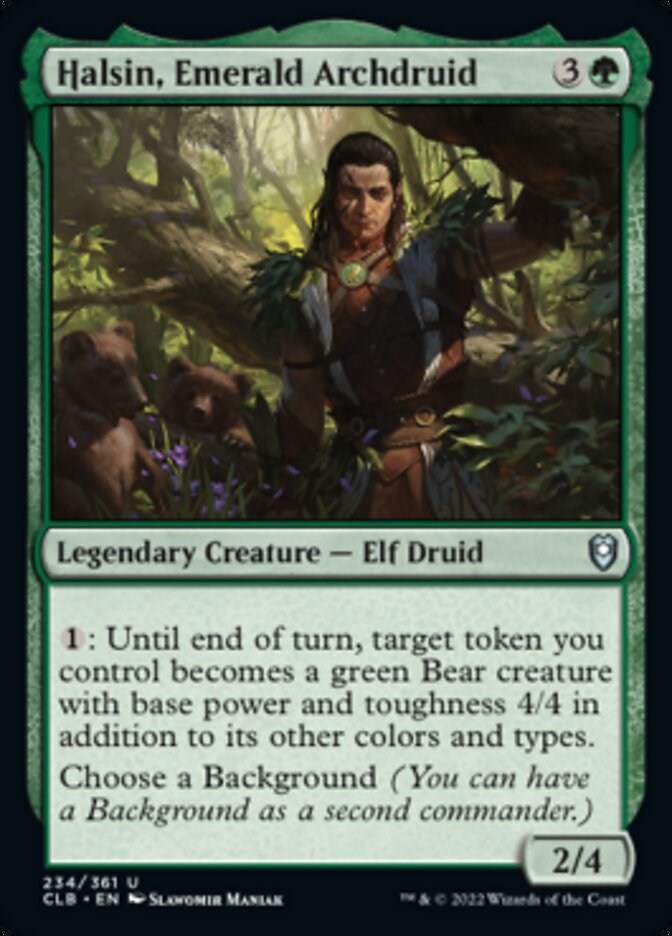 Halsin, Emerald Archdruid [Commander Legends: Battle for Baldur's Gate] | Game Master's Emporium (The New GME)