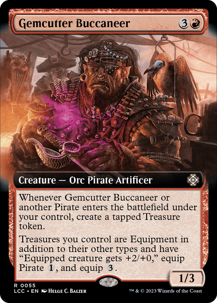 Gemcutter Buccaneer (Extended Art) [The Lost Caverns of Ixalan Commander] | Game Master's Emporium (The New GME)