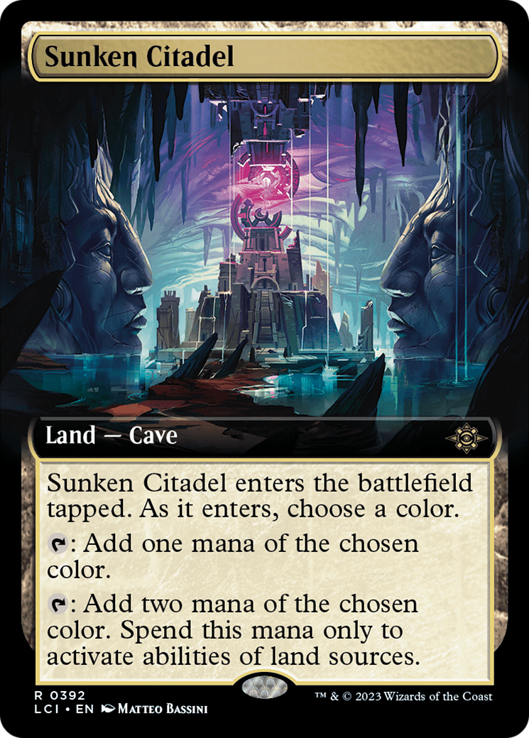Sunken Citadel (Extended Art) [The Lost Caverns of Ixalan] | Game Master's Emporium (The New GME)