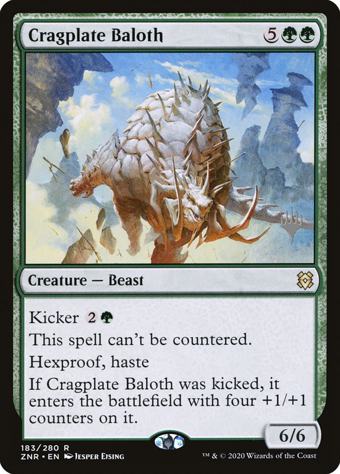 Cragplate Baloth (Promo Pack) [Zendikar Rising Promos] | Game Master's Emporium (The New GME)