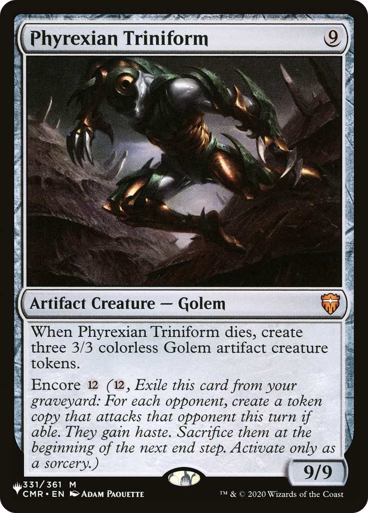 Phyrexian Triniform [The List] | Game Master's Emporium (The New GME)
