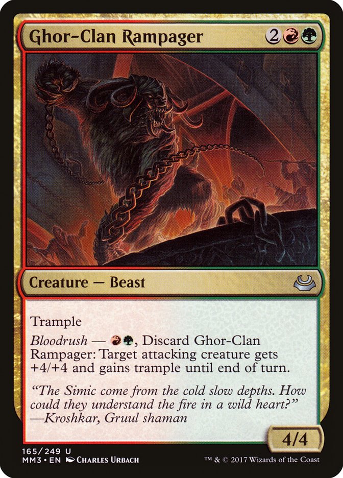 Ghor-Clan Rampager [Modern Masters 2017] | Game Master's Emporium (The New GME)
