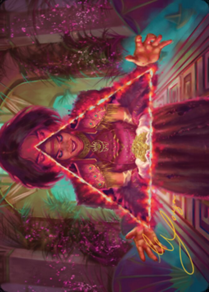 Seize the Spotlight Art Card (Gold-Stamped Signature) [Streets of New Capenna Art Series] | Game Master's Emporium (The New GME)