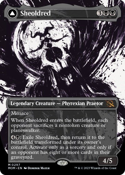 Sheoldred // The True Scriptures (Showcase Planar Booster Fun) [March of the Machine] | Game Master's Emporium (The New GME)