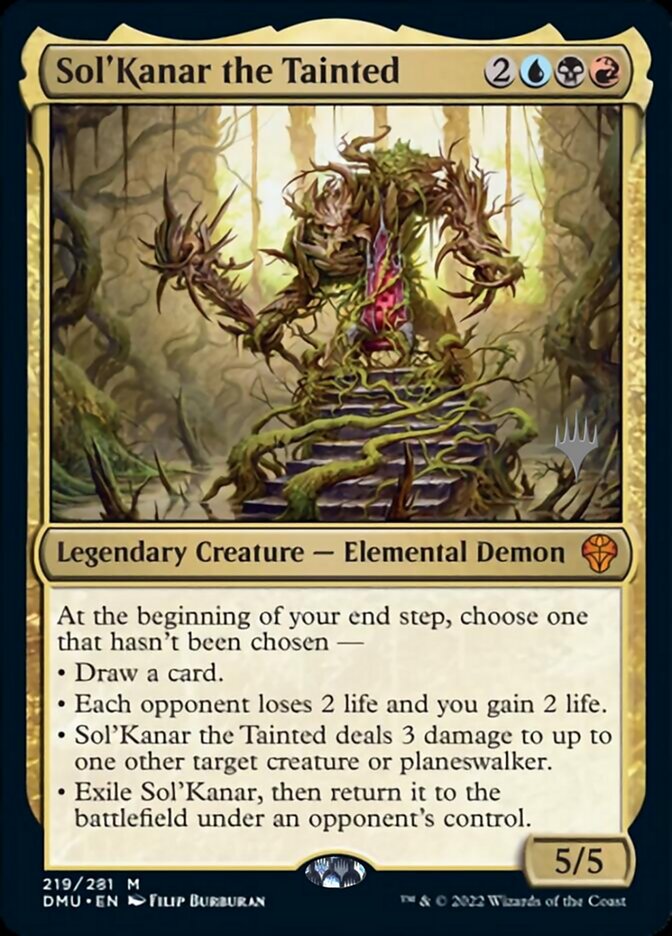 Sol'Kanar the Tainted (Promo Pack) [Dominaria United Promos] | Game Master's Emporium (The New GME)