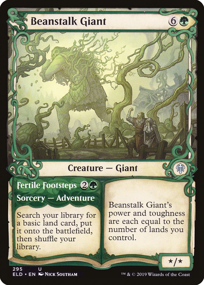 Beanstalk Giant // Fertile Footsteps (Showcase) [Throne of Eldraine] | Game Master's Emporium (The New GME)