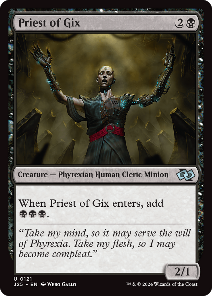 Priest of Gix [Foundations Jumpstart] | Game Master's Emporium (The New GME)