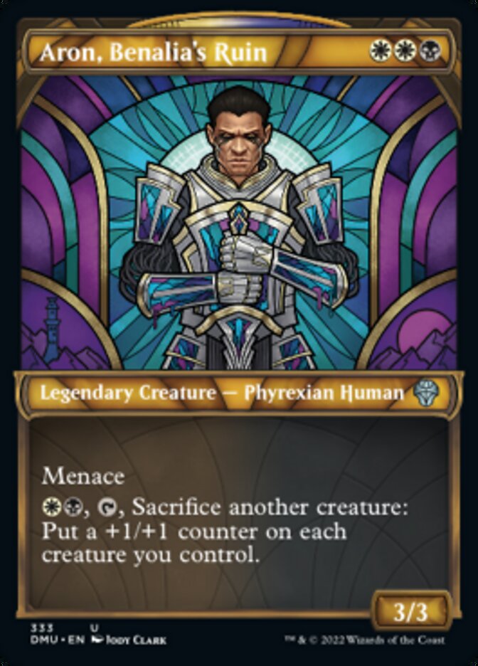 Aron, Benalia's Ruin (Showcase Textured) [Dominaria United] | Game Master's Emporium (The New GME)