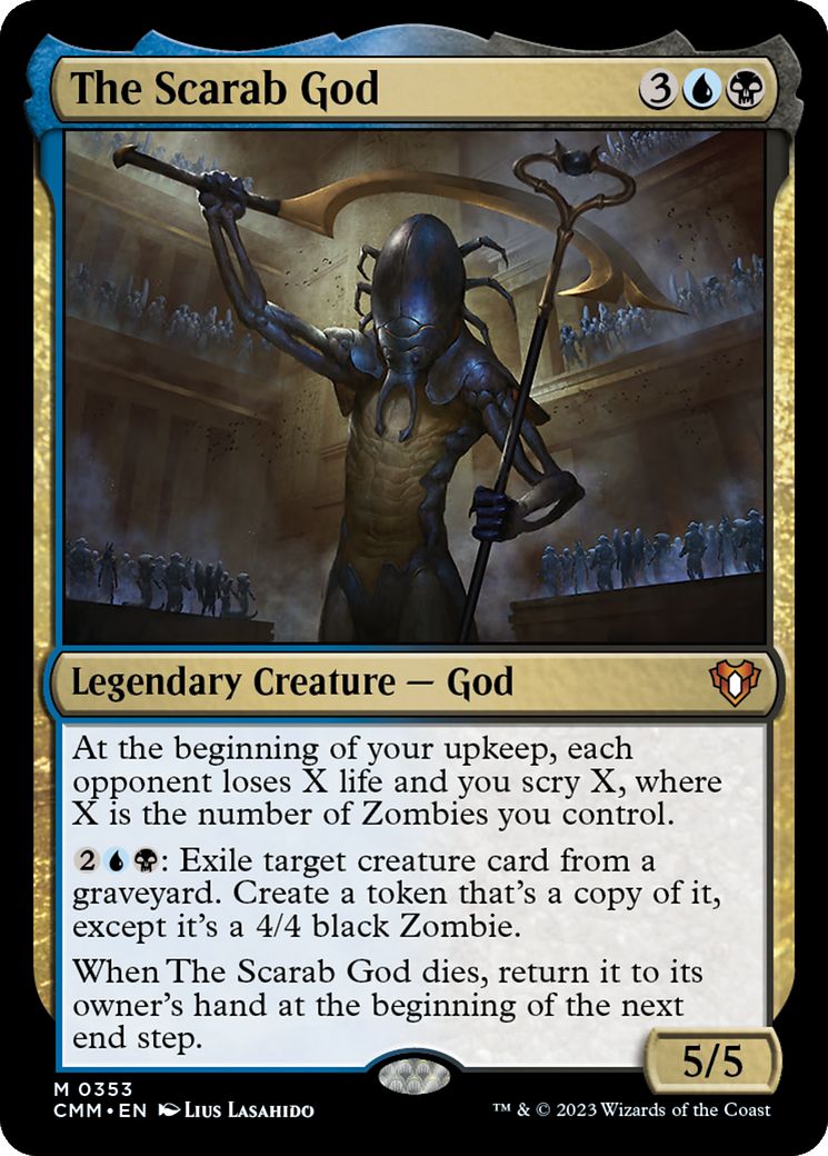 The Scarab God [Commander Masters] | Game Master's Emporium (The New GME)