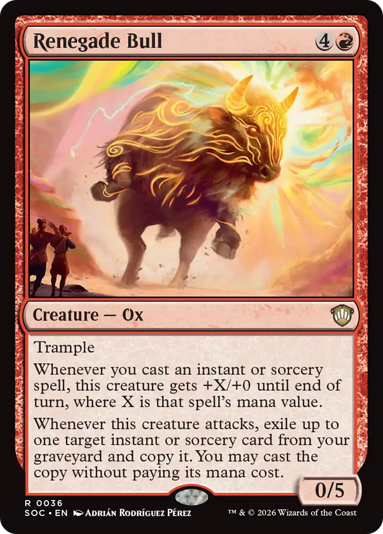 Renegade Bull [Secrets of Strixhaven Commander] | Game Master's Emporium (The New GME)