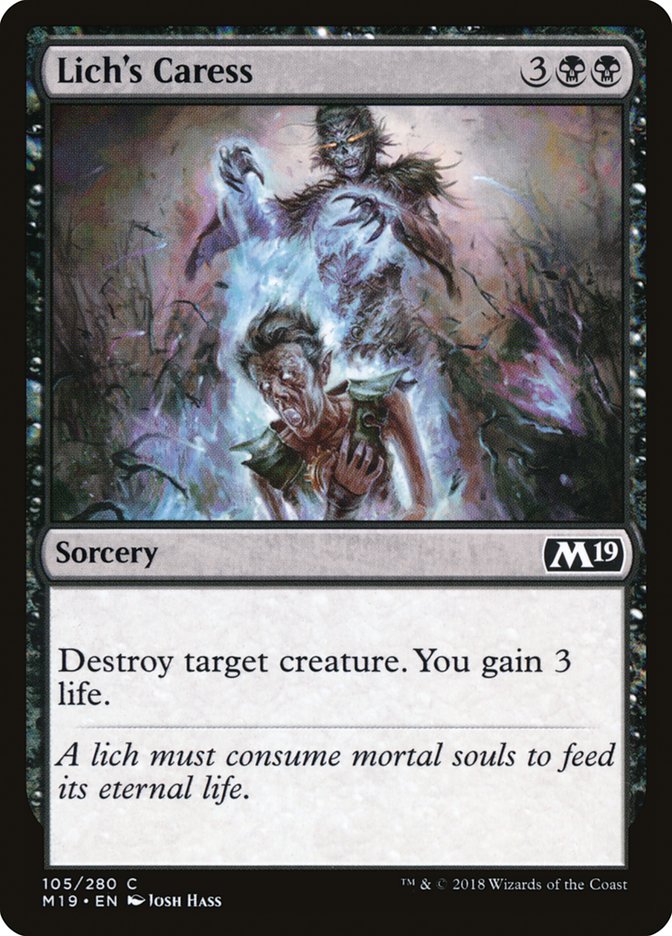 Lich's Caress [Core Set 2019] | Game Master's Emporium (The New GME)