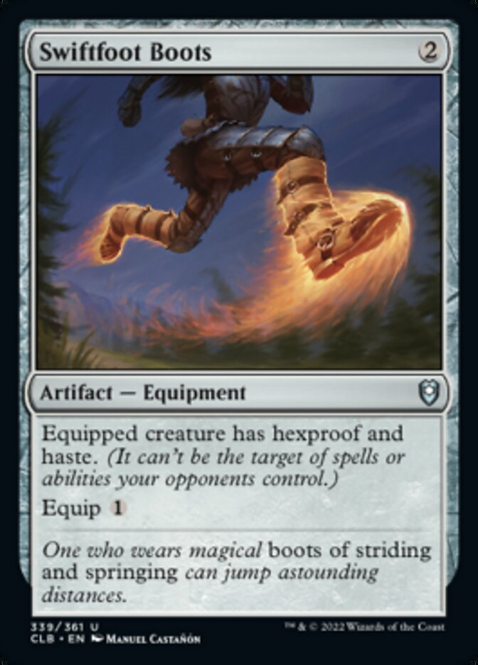 Swiftfoot Boots [Commander Legends: Battle for Baldur's Gate] | Game Master's Emporium (The New GME)