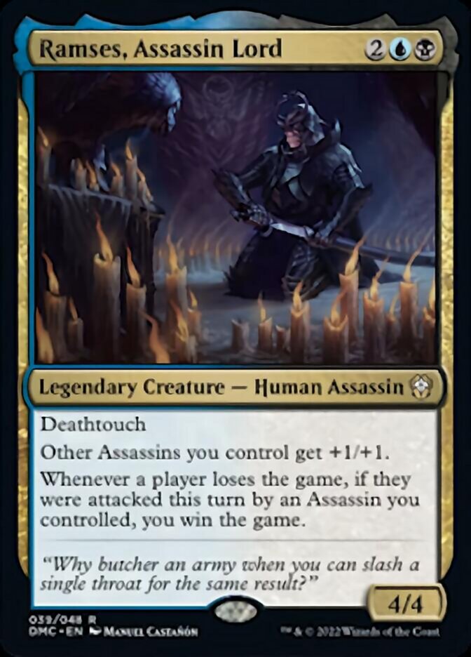 Ramses, Assassin Lord [Dominaria United Commander] | Game Master's Emporium (The New GME)