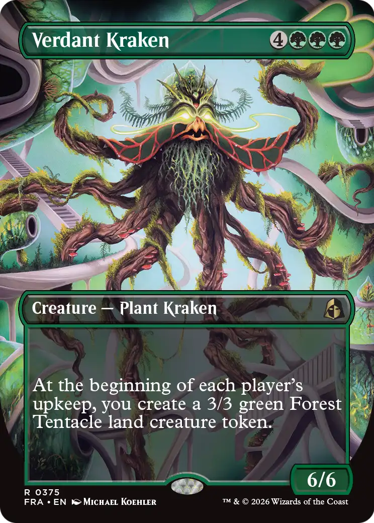 Verdant Kraken (Borderless) [Reality Fracture] | Game Master's Emporium (The New GME)
