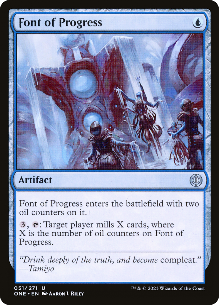 Font of Progress [Phyrexia: All Will Be One] | Game Master's Emporium (The New GME)