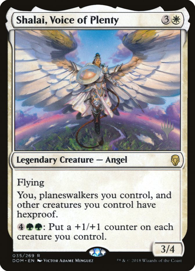 Shalai, Voice of Plenty (Promo Pack) [Dominaria Promos] | Game Master's Emporium (The New GME)