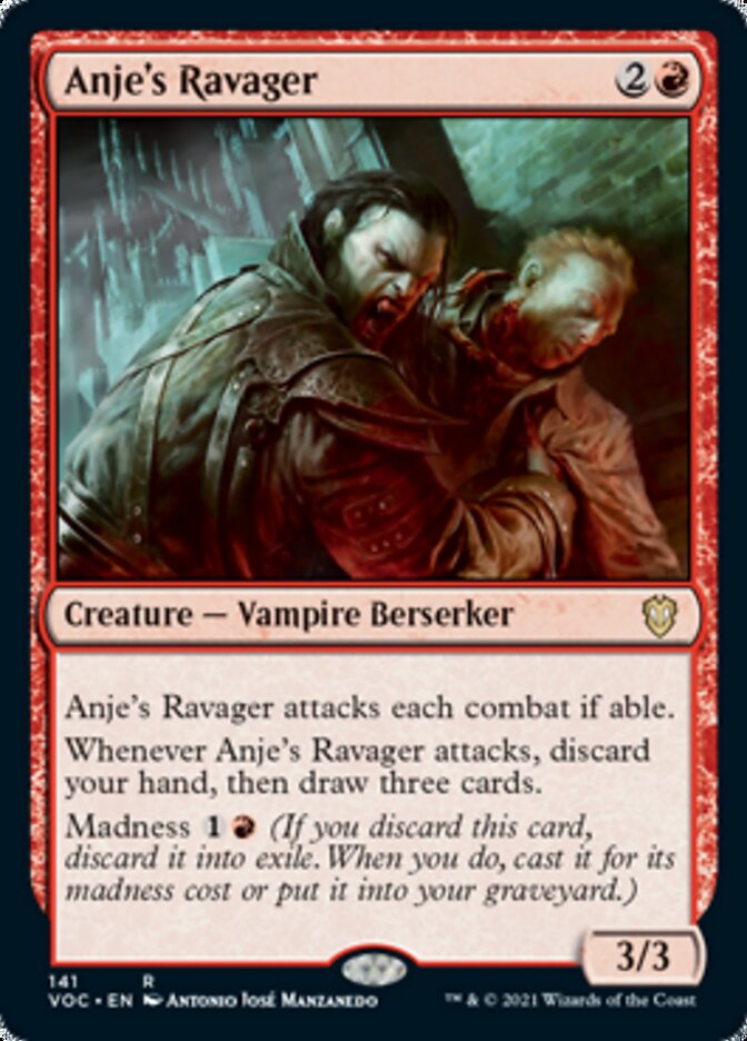 Anje's Ravager [Innistrad: Crimson Vow Commander] | Game Master's Emporium (The New GME)